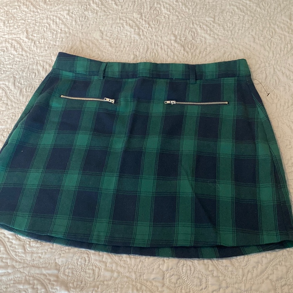 af studio Women’s plaid mini skirt. Size Juniors 11 never worn